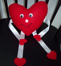 sewing pattern - stuffed heart